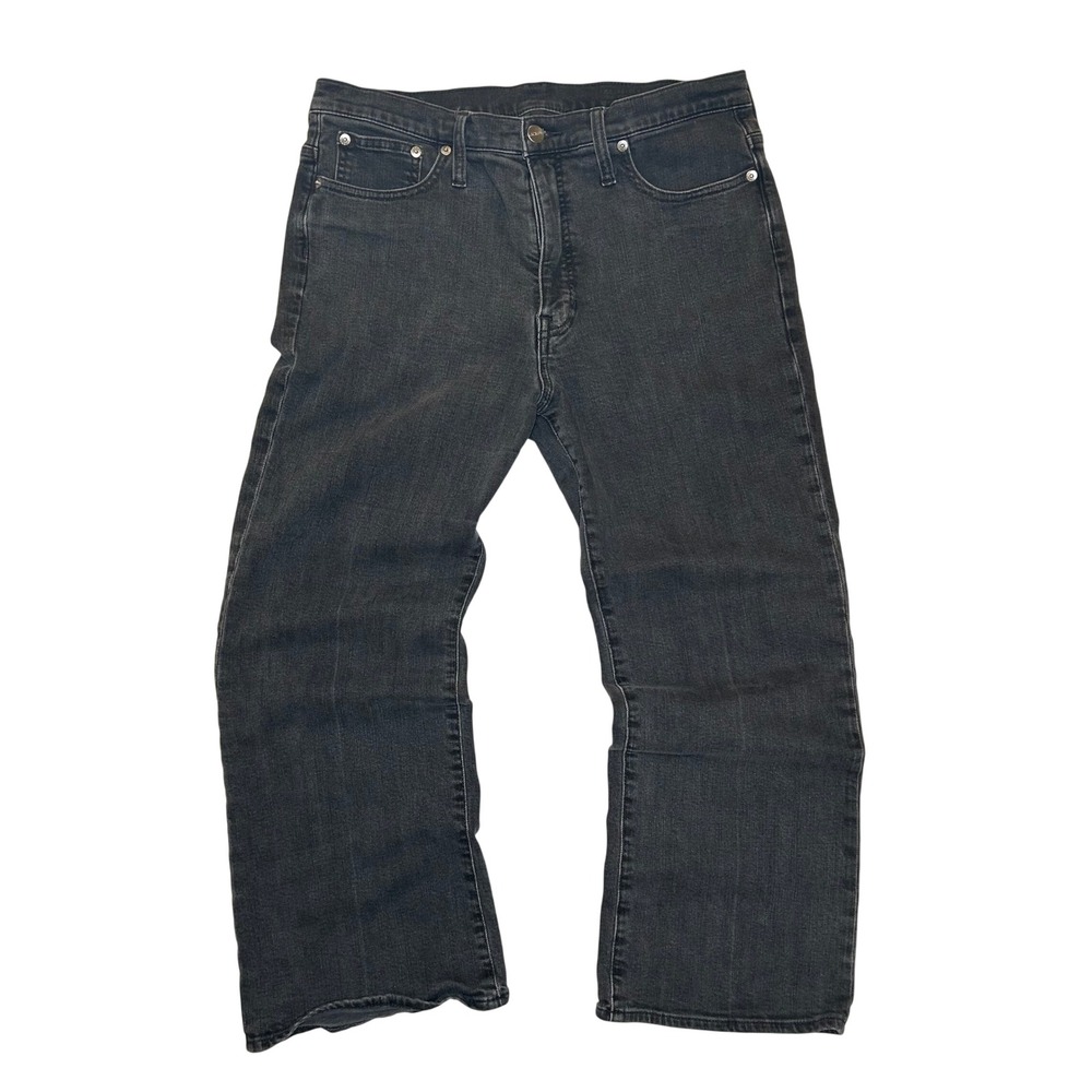 J.Crew Re-Imagined Straight Leg Jeans Faded Black‎ Mens 33x25 CC617